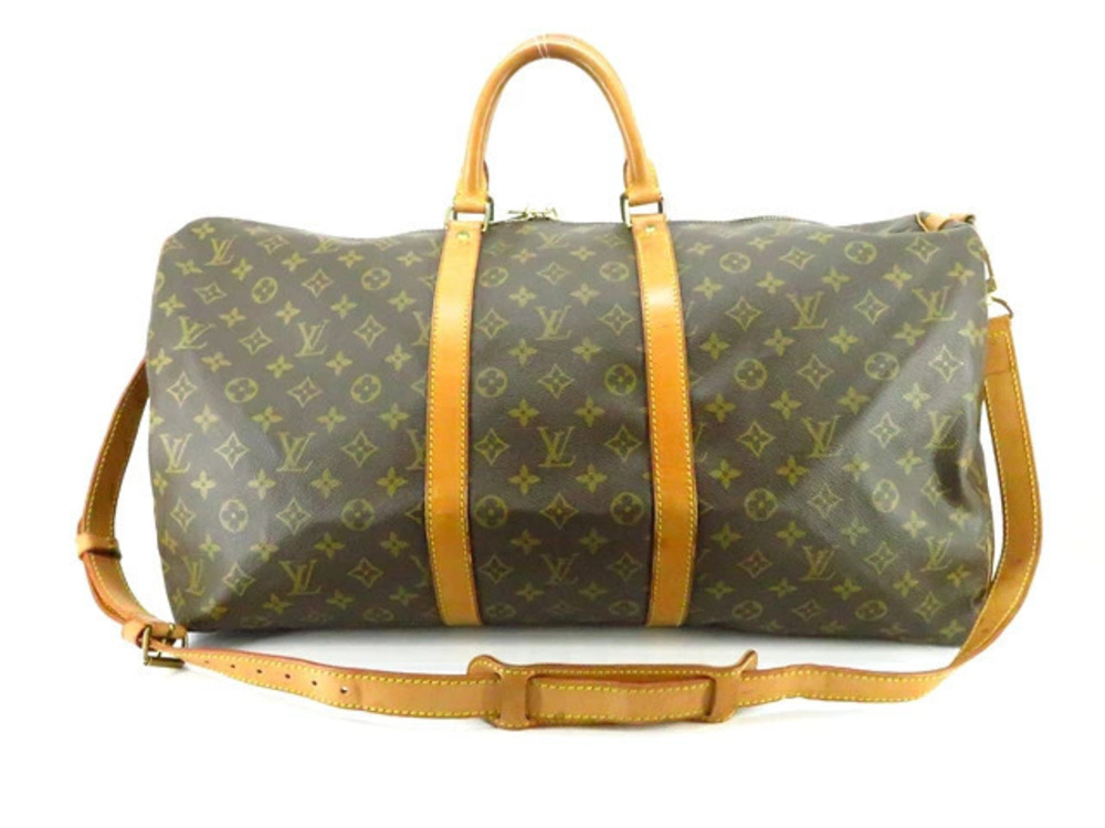 LOUIS VUITTON Keepall Bandouliere Boston Bag Monogram